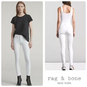 rag & bone Blanc Skinny jeans